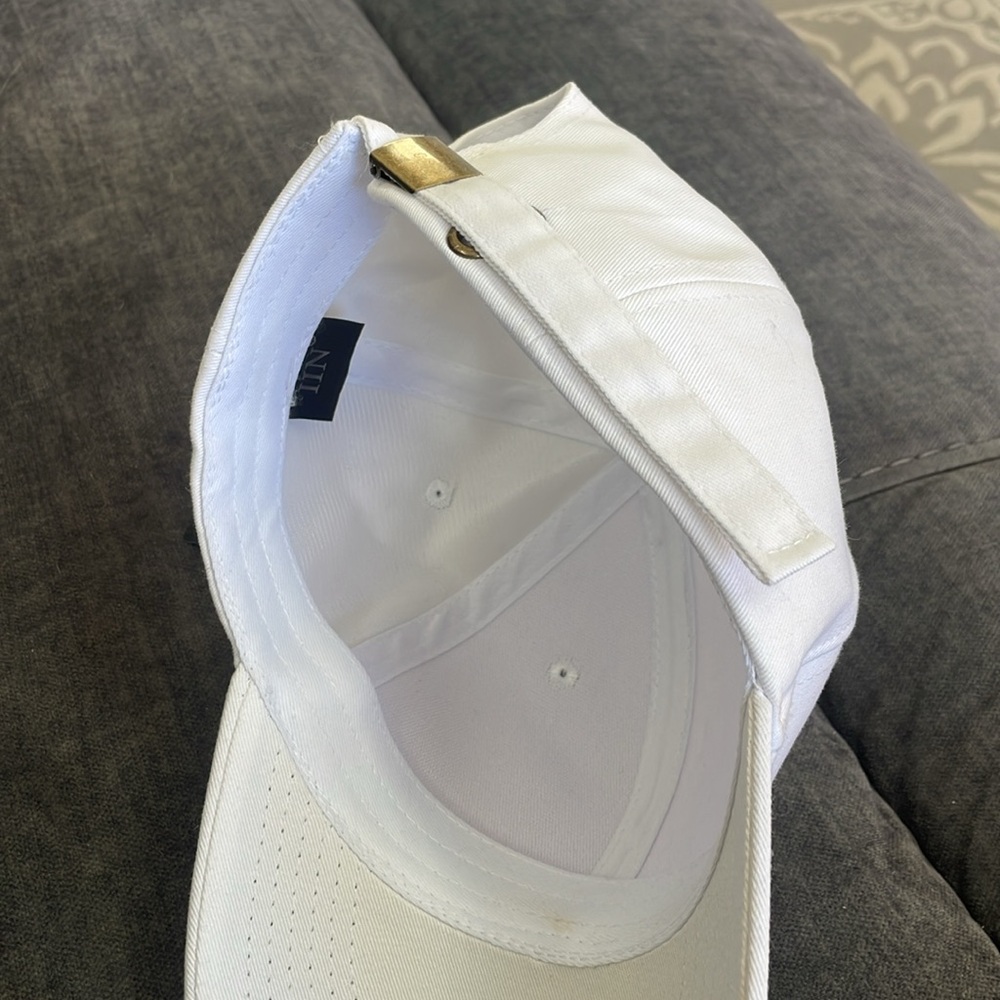 White Baseball Cap - Picture 3 of 4